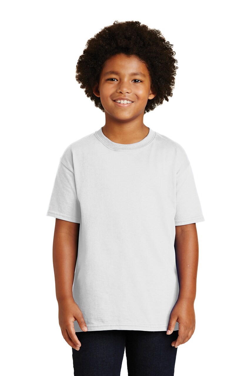 Gildan® Youth Ultra Cotton Heavyweight Short Sleeve T Shirt For Custom Printing And Durable School Wear